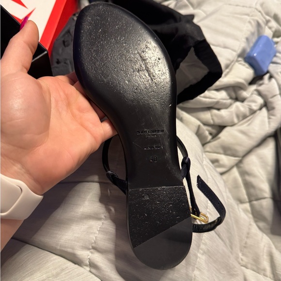 YSL sandals size 10 - WORN ONCE !!! - Picture 3 of 5